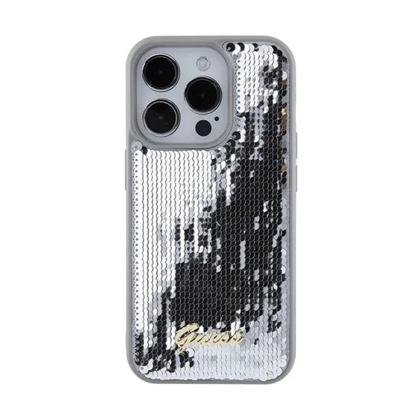 guess-sequin-script-metal-etui-iphone-15-pro-max-srebrny-przeznaczenie-apple
