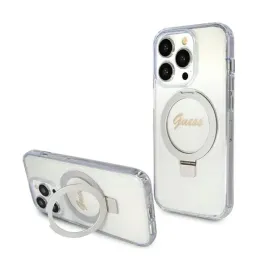 guess-ring-stand-script-glitter-magsafe-etui-iphone-15-pro-przezroczysty