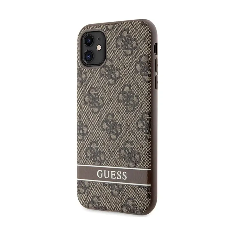 guess-4g-printed-stripe-etui-iphone-11-iphone-xr-brazowy-stan-nowy