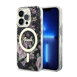 guess-flower-magsafe-etui-iphone-14-pro-czarny
