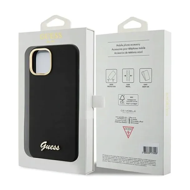 guess-silicone-script-metal-logo-and-frame-etui-iphone-15-czarny-waga-z-opakowaniem-0-15-kg