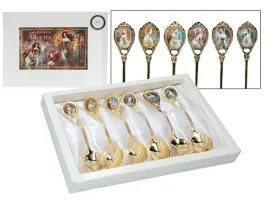 kpl-6-lyzeczek-inspired-by-mucha-carmani