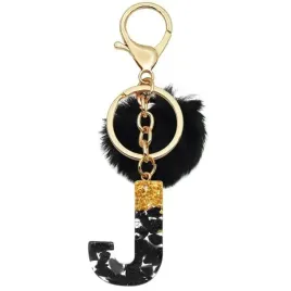 brelok-do-kluczy-literka-j-czarno-zlota-z-pomponem-zywica-brl