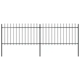 vidaxl-ogrodzenie-z-pretow-z-grotami-34-x-1-m-stalowe-czarne