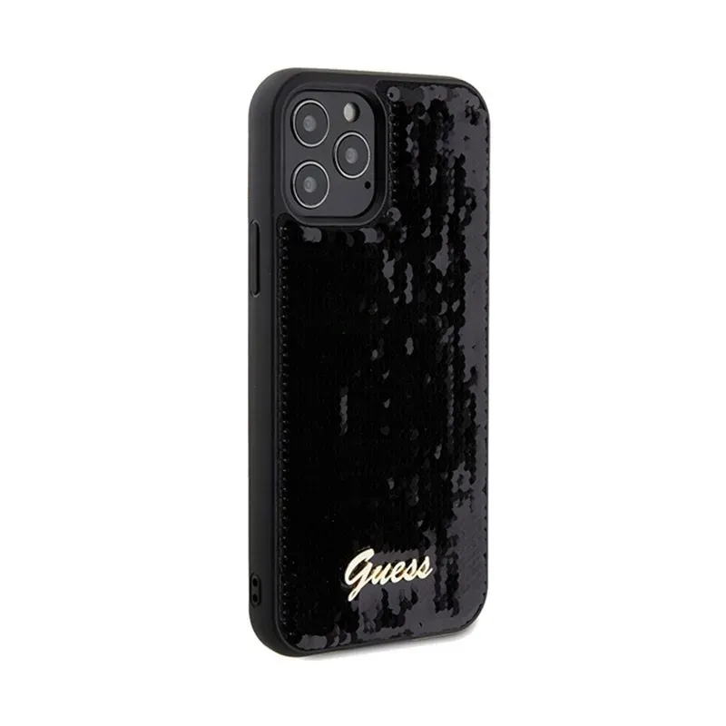 guess-sequin-script-metal-etui-iphone-12-iphone-12-pro-czarny