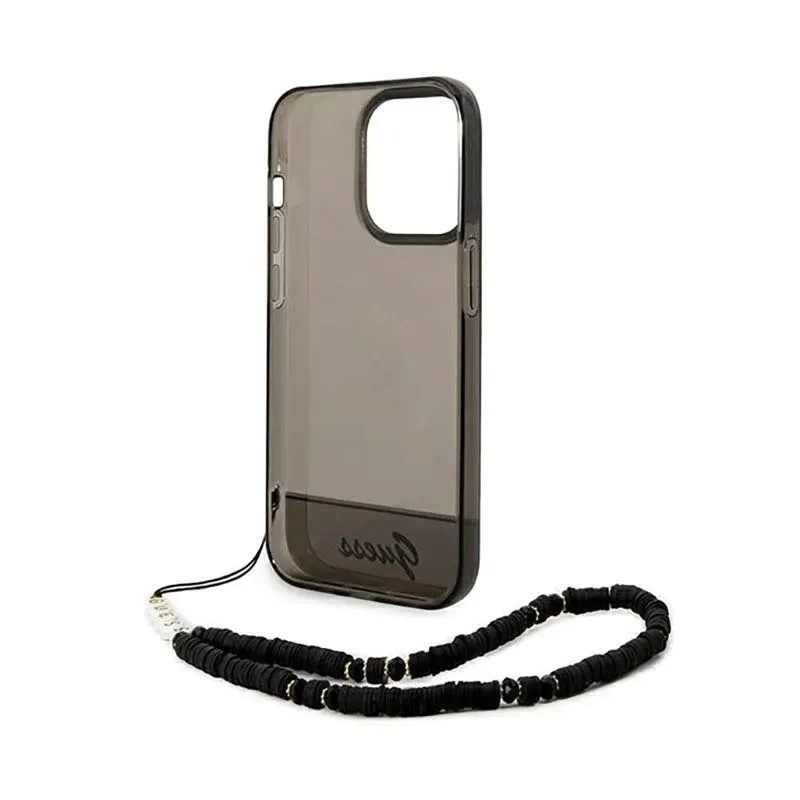 guess-translucent-pearl-strap-etui-iphone-14-pro-max-czarny