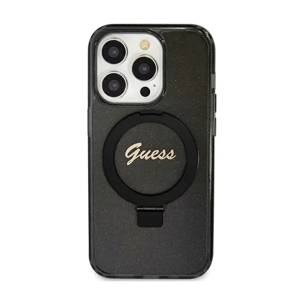 guess-ring-stand-script-glitter-magsafe-etui-iphone-15-pro-max-czarny-przeznaczenie-apple