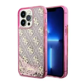 guess-liquid-glitter-transculent-4g-etui-iphone-14-pro-rozowy