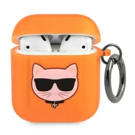 karl-lagerfeld-choupette-head-etui-airpods-fluo-pomaranczowy
