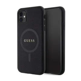 guess-saffiano-magsafe-etui-iphone-11-czarny