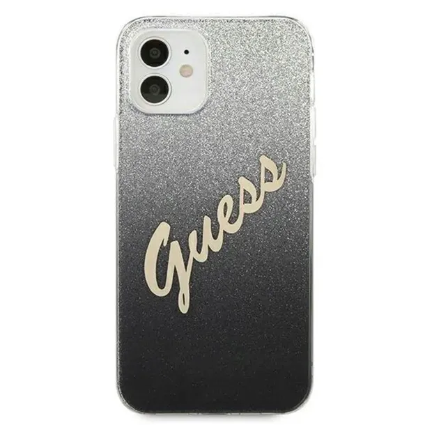 guess-glitter-gradient-script-etui-iphone-12-mini-czarny-przeznaczenie-apple