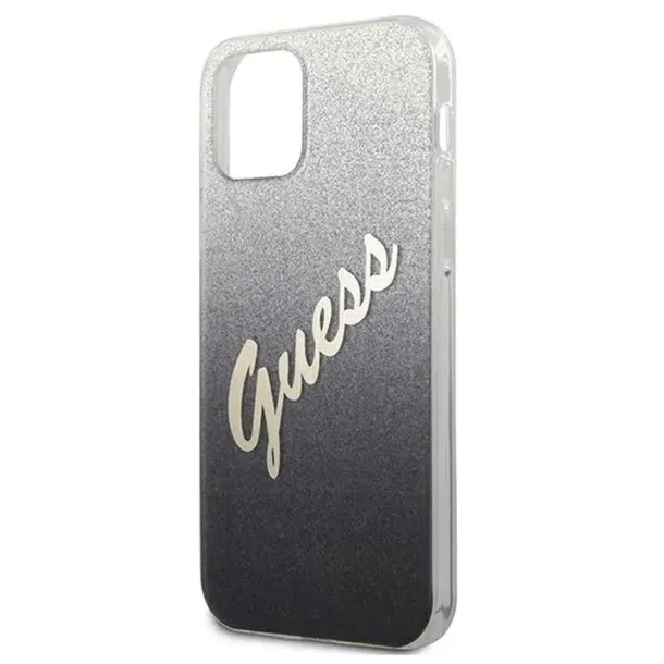 guess-glitter-gradient-script-etui-iphone-12-mini-czarny-material-tworzywo-sztuczne