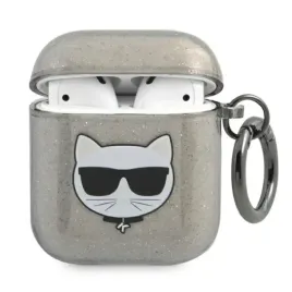 karl-lagerfeld-choupette-head-glitter-etui-airpods-czarny