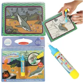 kolorowanka-malowanka-ksiazeczka-wodna-z-mazakiem-podwodny-swiat