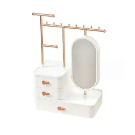 organizer-na-bizuterie-biel-szafeczka-z-lusterkiem-i-szufladkami-pd60b