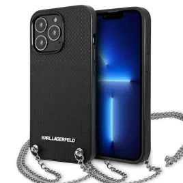 karl-lagerfeld-leather-textured-and-chain-etui-iphone-13-pro-max-czarny