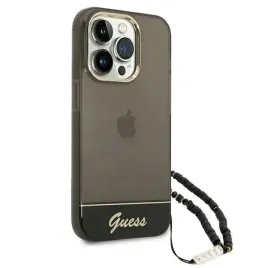 guess-translucent-pearl-strap-etui-iphone-14-pro-czarny