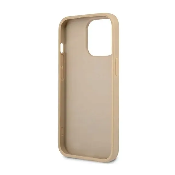guess-saffiano-triangle-logo-case-etui-iphone-14-pro-max-bezowy-rozszerzenie-podstawka