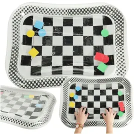 mata-wodna-sensoryczna-dmuchana-dla-niemowlat-czarno-biala-szachownica-xxl