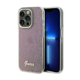 guess-iml-faceted-mirror-disco-iridescent-etui-iphone-15-pro-rozowy