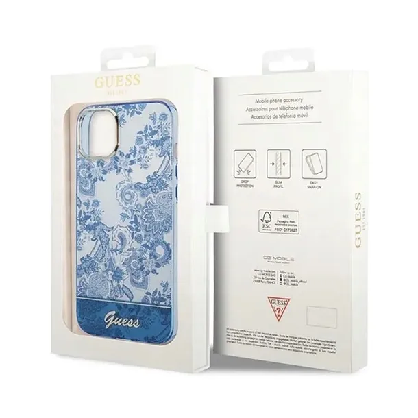 guess-porcelain-collection-etui-iphone-14-plus-niebieski-funkcje-ladowanie-indukcyjne-pochlanianie-wstrzasow