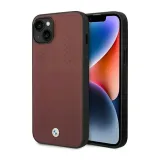 bmw-leather-diamond-pattern-etui-iphone-14-burgundowy