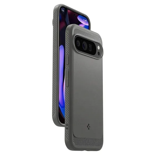 spigen-rugged-armor-etui-do-google-pixel-9-pro-xl-marble-grey-funkcje-ladowanie-indukcyjne-pochlanianie-wstrzasow