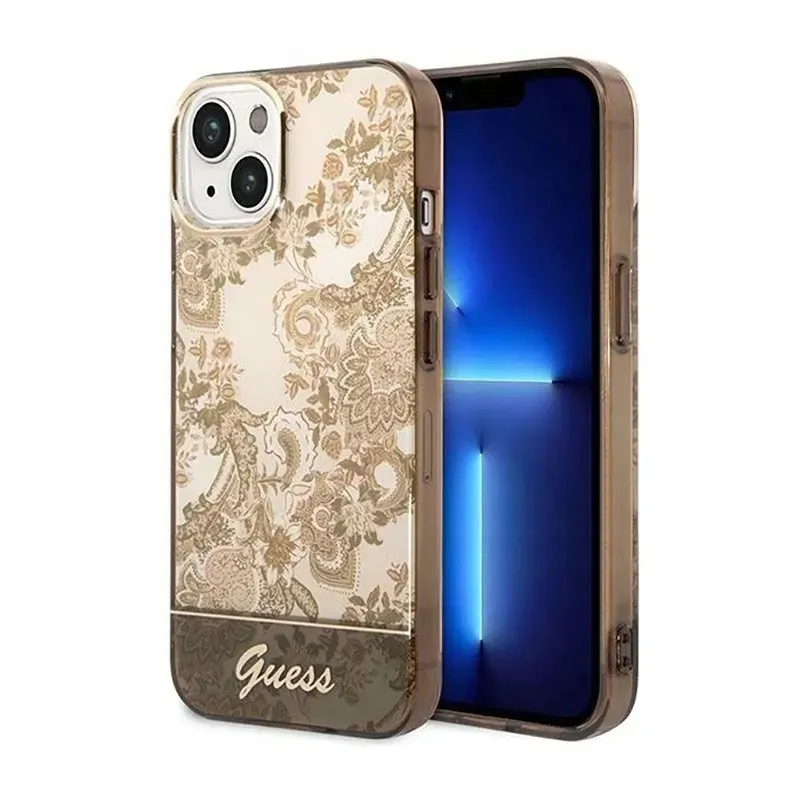 guess-porcelain-collection-etui-iphone-14-plus-ochre