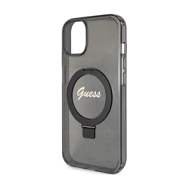 guess-ring-stand-script-glitter-magsafe-etui-iphone-15-czarny-material-tworzywo-sztuczne