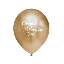 balony-chrzest-swiety-zlote-chrome-30cm-50-szt