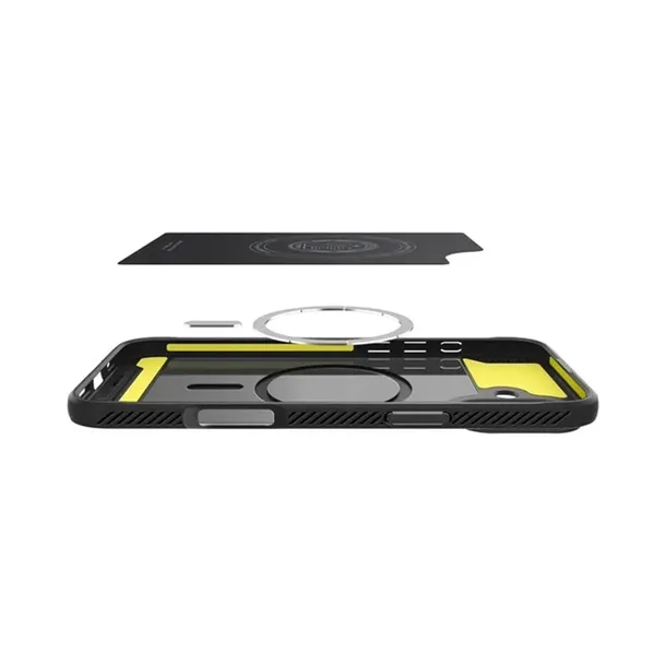 spigen-rugged-armor-mag-magsafe-iphone-16-matte-black-funkcje-ladowanie-indukcyjne-magsafe-pochlanianie-wstrzasow