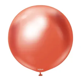 balony-lateksowe-mirror-red-czerwony-45-cm-25-szt