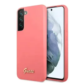 guess-silicone-script-metal-logo-etui-samsung-galaxy-s22-fuksja