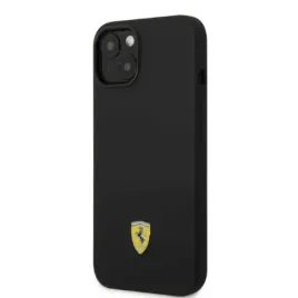 ferrari-silicone-metal-logo-magsafe-etui-iphone-14-czarny