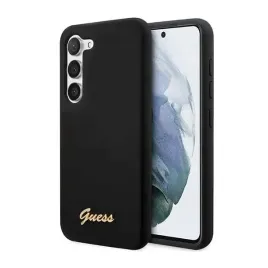 guess-silicone-script-metal-logo-etui-samsung-galaxy-s23-czarny