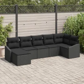 vidaxl-zestaw-sofy-ogrodowej-7-elementowy-z-poduszkami-czarny-poli-rattan