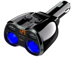 ladowarka-samochodowa-usb-c-z-2-gniazdami-i-wskaznikiem-led