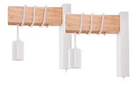 kinket-rustykalny-bialy-z-elementami-drewna-retro-kinket-z-wiszaca-zarowka