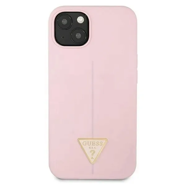 guess-silicone-triangle-logo-etui-iphone-13-mini-liliowy-przeznaczenie-apple