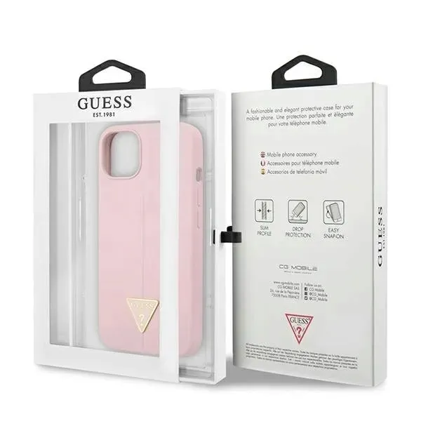 guess-silicone-triangle-logo-etui-iphone-13-mini-liliowy-funkcje-pochlanianie-wstrzasow