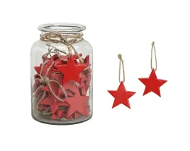 kpl-36-zawieszek-czerwone-gwiazdki-8cm