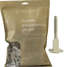 system-poziomowania-plytek-skrecany-srobka-baza-1mm-pro-leveling-100szt