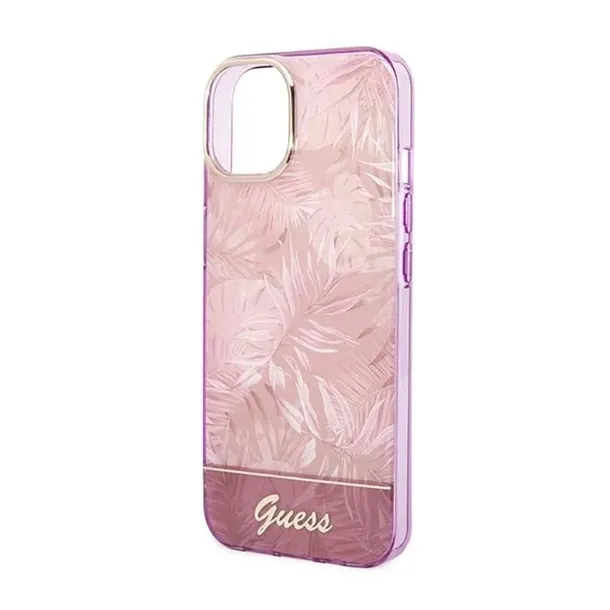 guess-jungle-case-etui-iphone-14-plus-rozowy-material-tworzywo-sztuczne