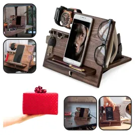 drewniana-stacja-dokujaca-na-telefon-stojak-na-portfel-i-zagarki-organizer