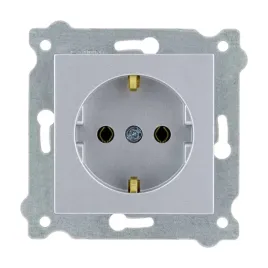 exen-gniazdo-pojedyncze-schuko-z-uziemieniem-2p-e-srebrne-237-10e