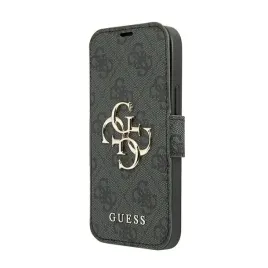 guess-booktype-4g-big-metal-logo-etui-iphone-13-pro-max-szary