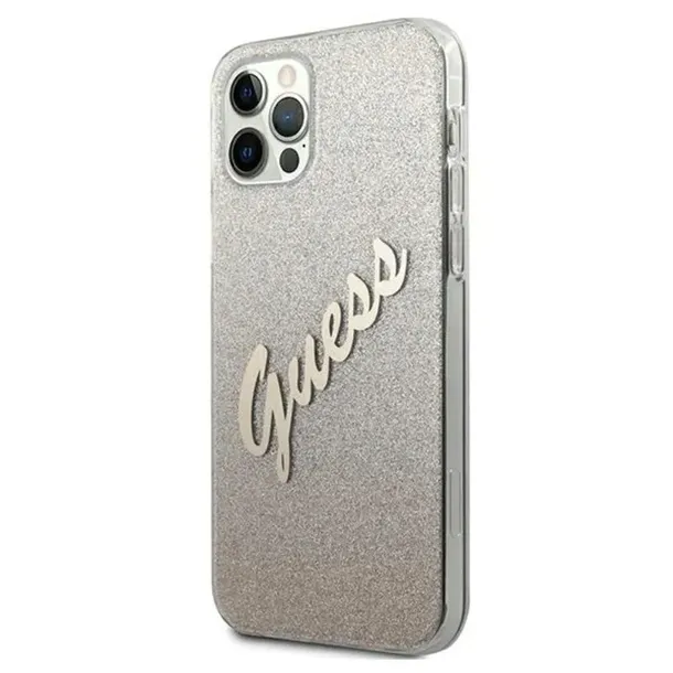 guess-glitter-gradient-script-etui-iphone-12-pro-max-zloty-stan-nowy