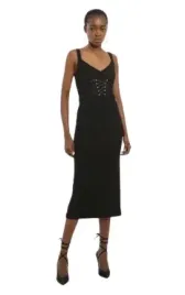 karen-millen-petite-sukienka-midi-czarna-na-ramiaczkach-40-b1f