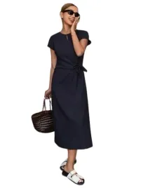 shein-granatowa-prosta-sukienka-z-wiazaniem-xl-1-b