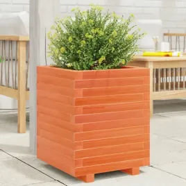 vidaxl-donica-ogrodowa-woskowy-braz-40x40x495-cm-drewno-sosnowe